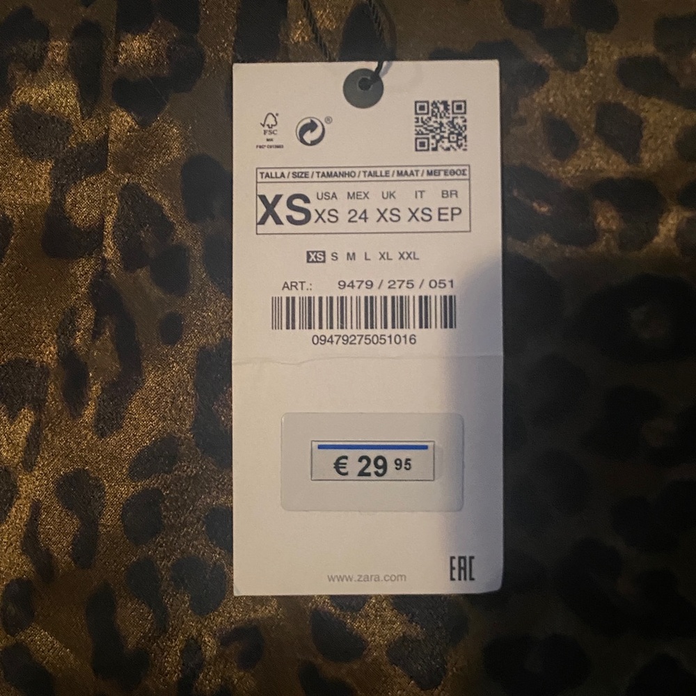 Leopard Print Women's Skirt - Picture 2 of 5